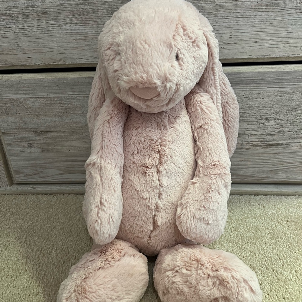 Jellycat Bashful Blush Bunny, Huge size (out of stock)
